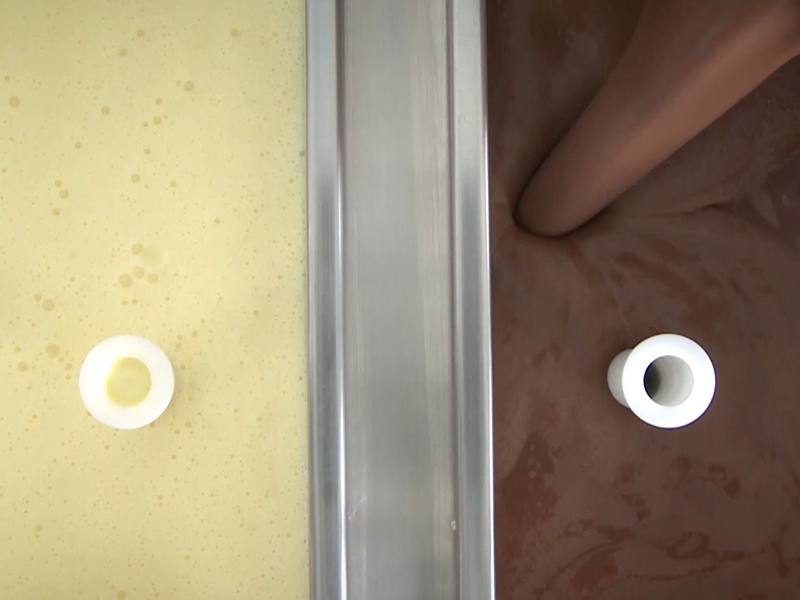 Softeis und Frozen Yoghurt Maschinen Softgel - Mischen und gefrieren 