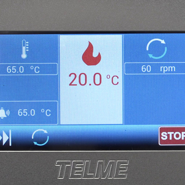 Cremekocher für Konditoreien Termocrema T von Telme - resistiver, 5 Zoll Farb-Touchscreen 